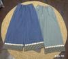 Calças Jeans Retas Vintage Desgastadas para Mulheres Renda Japonesa Splicing Calças Casuais Soltas Femininas Estilo Artístico Ins