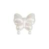 Cuentas de mariposa con agujero recto, acrílicas, transparentes, chapadas en color, hechas a mano, para colgar en el coche o el teléfono móvil, fabricantes de accesorios al por mayor