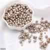 3-8mm ABS Iridescente Perfurado Pérola Artificial Redonda Contas Soltas Artesanal DIY Acessórios Macaron Caixa de Maquiagem Enchimento de Contas