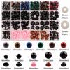 Accesorios de Joyería DIY Hechos a Mano Muñecas Accesorios de Peluche para Niños Accesorios de Ojo de Tornillo Negros al Por Mayor