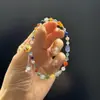 Pulseira Colorida Popular de Cabacinha do Xiaohongshu, de Alta Qualidade, Empilhável, Versátil, de Temperamento, Joia Ajustável para Mulheres Atacado