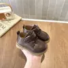 Zapatos para Bebés y Niños Pequeños con Suelas Suaves, Zapatos de Cuero Estilo Británico para Bebés de 1 a 3 Años, Zapatos de Temporada de Primavera para Niños y Niñas
