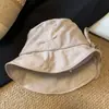 Sombrero de Pescador Plegado con Lazo Estilo Coreano para Mujer, Sombrero Delgado de Moda para Primavera y Verano con Gran Circunferencia de Cabeza, Nuevo Sombrero de Cubo