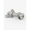 Parafuso de Cabeça Redonda de Aço Inoxidável 304 Porca Borboleta Conjunto Yuanbao Parafuso de Apertar Manual Coleção Parafuso Porca Chifre de Carneiro
