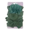 Set de 3 Piezas de Diadema para el Cabello de Nylon de Alta Elasticidad para Niños, Accesorios para la Cabeza, Diadema de Flor con Lazo de Donut para Fotos de Bebé