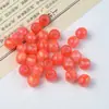 Cuentas Redondas de Agujero Grande Chapadas en Oro Cuentas Sueltas Pulsera DIY Accesorios para Coletas Cubo de Cuentas Accesorios para Joyería Venta al por Mayor