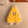 Lindo Toalla de Mano Colgante Absorbente de Agua Engrosada Vestidor Dibujos Animados Limpiamanos Lavado de Manos Toalla Cuadrada Pequeña Paño de Cocina