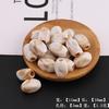 Padrão degradê de concha imitação contas redondas com furo grande para pulseira de botão DIY feita à mão pulseira colar materiais de joalheria para miçangas acessórios
