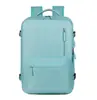Nueva mochila expandible de color macarrón transfronteriza para hombres y mujeres, mochila de viaje ligera de gran capacidad, bolsa escolar para estudiante universitario