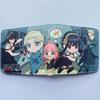Carteira Envolvente da Casa de Brincar de Espião de Anime Yorania SPYxFAMILY Porta-Moedas de Desenho Animado Carteira de Couro
