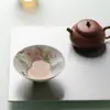 Rinyu Gui Song Estilo Fresco Golondrina de Primavera Rama de Durazno Fortuna y Prosperidad Taza Qiankun Taza de Té Exquisita Pintada a Mano Taza de Anfitrión de Cerámica Taza Individual