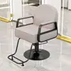 Silla de peluquería para barberías, silla de salón, silla de aseo, silla para cortar el pelo, ajustable y giratoria, reposabrazos de acero inoxidable, silla de barbero