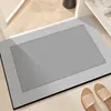 Alfombrilla de Baño Moderna Minimalista de Barro de Diatomeas Suave Felpudo Antideslizante de Secado Rápido para Puerta de Baño Felpudo Absorbente de Agua para Inodoro