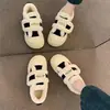 Sapatos de Algodão com Velcro de Solado Grosso Inverno 2025 Novos Sapatos Peludos Aveludados Acolchoados Sapatos de Plataforma Quente para Mulheres