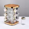 Suporte Rotativo para Temperos Doméstico Cozinha Garrafa de Tempero Pote de Tempero Conjunto Pote de Tempero Utensílios de Cozinha Exportação Transfronteiriça Atacado