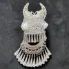 Imán de Refrigerador Corona de Pelo Étnica Miao de Guizhou, Sombrero Miao para la Cabeza, Souvenirs Culturales y Creativos Turísticos de Minorías Étnicas de Aldea Miao