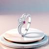 Fuente transfronteriza Japón y Corea del Sur Anillo de Diamantes de Boda Anillo de Compromiso de Diamantes de Boda Regalo para el Día de la Madre Día del Maestro Joyería Temática