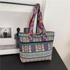 Estilo Étnico del Sudeste Asiático Tailandia Yunnan Bolsa de Tela 2024 Bolsa de Nicho para Mujer Bolso de Hombro Estilo Bohemio Bolsa de Compras