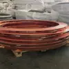 Barra redonda de aço revestido de cobre 35mm em estoque aço revestido de cobre 40 * 5mm aço chato fio redondo banhado a cobre eletrodo de aterramento comprimento 2,5 m