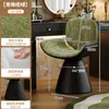 Silla de Manicura Popular de Internet Nórdica, Taburete de Tocador para Vestidor, Taburete Moderno Minimalista para el Hogar, Tocador de Dormitorio con Silla de Respaldo