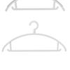 Perchas para Ropa de Uso Doméstico, Antideslizantes, Sin Marcas en los Hombros, Sin Bultos, Protectoras para la Ropa, Adecuadas para Secar y Colgar Ropa, para Estudiantes de Dormitorio
