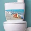 Fun-M540 Creativo Playa Costera Estrella de Mar y Caracola Baño Inodoro Pegatinas de Embellecimiento Exportación al por Mayor