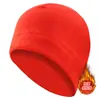 Chapéu de Ciclismo para Exterior, Gorro de Veludo Oli à Prova de Frio para Outono e Inverno, Chapéu de Camada Dupla Espessado à Prova de Vento, Gorro de Puxar Unissex