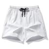 Shorts de Verano Delgados para Correr Casuales Pantalones de Tres Puntos para Hombres y Mujeres para Casa Transpirables Holgados Deportivos de Secado Rápido Color Sólido Pantalones de Hielo de Seda