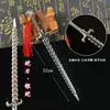 Call of Duty Thunderlight Flame Shadow Snake Blade Modelo Plegable Serpiente Plateada Accesorios de Aleación Adornos de Modelo Metálico Periféricos de Juego