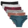 Venta al por mayor transfronteriza Ropa interior de algodón para mujer con refuerzo de algodón Ropa interior para mujer de cintura baja Cómodos Sexys Tanga de encaje Ropa interior pequeña