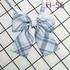 Corbata JK Estilo Universitario Japonés Flor de Cuello para Mujer Cuadros Accesorios de Uniforme Lazo Camisa de Niña Corbata Pequeña Ropa Académica