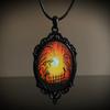 Jun eucalipto original comércio exterior transfronteiriço Amazon Gothic Crow Forest Pingente Charme Colar Factory Outlet
