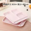 Plato Casero para Preparación de Comidas, Olla Caliente Multifuncional de Cocina con Compartimentos para Guarniciones, Herramienta de Preparación de Jengibre, Cebolla y Ajo, Plato de Vajilla