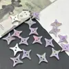 Botones coloridos pequeños de peces, mariposas, monedas, nubes, estrellas, triángulos, de dos agujeros irregulares y color degradado para ropa de niños y mujeres DIY
