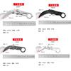 Nuevo Cuchillo Mecánico Plegable Cuchillo Plegable de Garra Cuchillo Portátil con Protección para el Cuerpo Cuchillo para Fruta Autodefensa para Llevar Cuchillo Plegable Filo