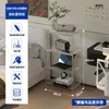 Estante Pequena de Luxo Leve, Armário Estreito para Uso Doméstico na Varanda, Rack de Armazenamento Simples de Madeira Maciça de Chão, Armário de Armazenamento de Parede ao Lado da Cama