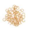 200 PCs/saco atacado artesanal diy anel de ferro chapeamento anel aberto anel único pulseira conexão anel acessórios de jóias