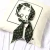Ins fita de cetim da Coreia do Sul lenço feminino tira estreita fita decorativa multiuso versátil cinto lenço fino pequeno