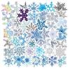 50 pegatinas navideñas para laptop, agenda manual, vidrio, ventana de vidrio, escritorio, pegatinas de regalo de Navidad