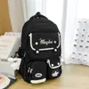Mochila Escolar Fresca Estilo Soft Mochila Estilo Universitário Coreano Design Multicompartimento Mochila de Cor Sólida para Alunas do Ensino Fundamental