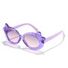 Gafas de Sol Lindas para Niños para la Lluvia, Protección UV, Nuevas Gafas de Sol de Dibujos Animados de Moda para Bebés, Gafas de Sol con Lazo para Niñas