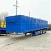 Vendas de Semirreboques Tipo Caixa para Exportação com Viragem Lateral, Semirreboques Autodescarregáveis, Veículos de Transporte de Carga e Material, Caminhões Basculantes com Viragem Lateral