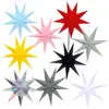 Estrelas de Papel Tridimensionais de Nove Pontas Decorações de Natal Enfeites Pendurados Lanternas Vitrines de Shopping Pendants para Abajur