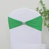 Funda para silla sin nudos, termoadhesiva, con lazo de flores y pedrería, con banda elástica y pedrería, ideal para bodas, eventos y comercio exterior.