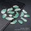 Colgante verde africano colgante de loto verde africano natural peonía accesorios para tapetas de presión para coronas DIY