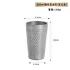 Vintage 304 aço inoxidável água copo de dupla camada de isolamento térmico copo diamante padrão comercial distressed suco cerveja personalização