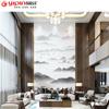 Nuevo estilo atmosférico pintura china a tinta pintura doméstica Xuan vertical pasillo pasillo vestíbulo pared de fondo mural paisaje pintura mural