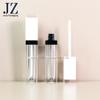 Jinze ordem tampa quadrada com nota com anel médio lip gloss tubo lip glaze tubo 10ml plástico tubo vazio material de embalagem