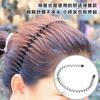 Faixa de cabeça masculina e feminina de atacado transfronteiriça Tide invisível esportiva versão coreana de grande faixa de cabeça preta Wave terno grampo de cabelo