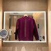 Suéter de terciopelo de una pieza imitación visón, cuello semi-alto, cálido, moda para madres, bordado, ropa para mujeres de mediana edad y mayores, hecho a medida